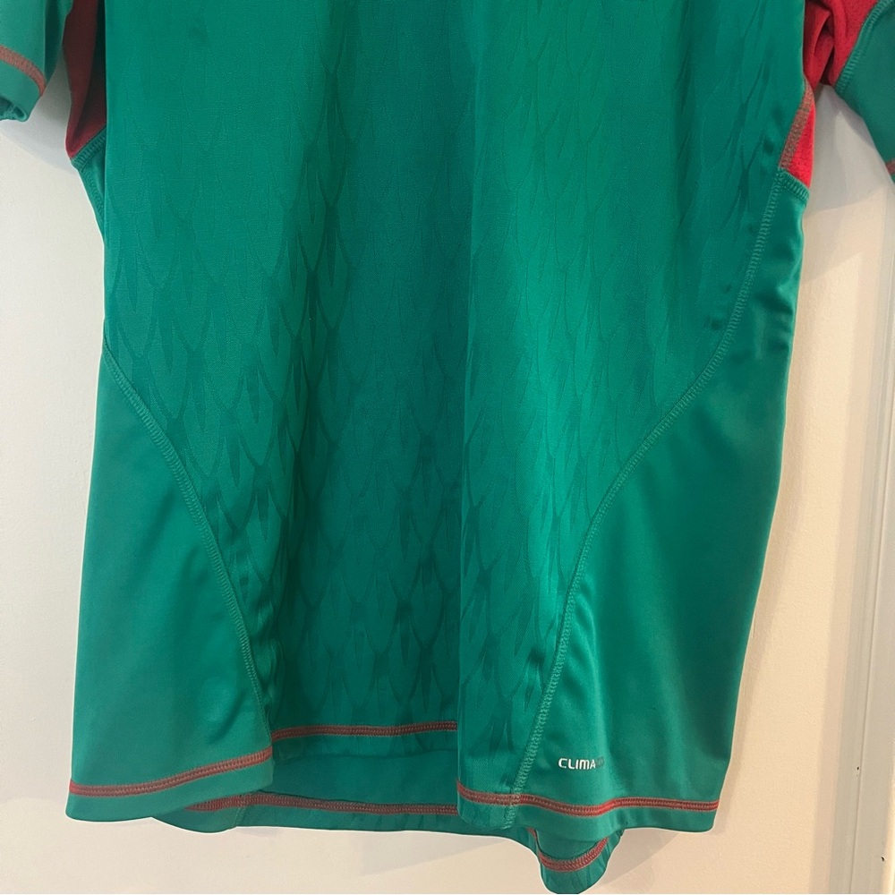 Adidas Mexico 2010 Home Jersey World Cup Special Edition Techfit Player Issued L - Picture 4 of 9